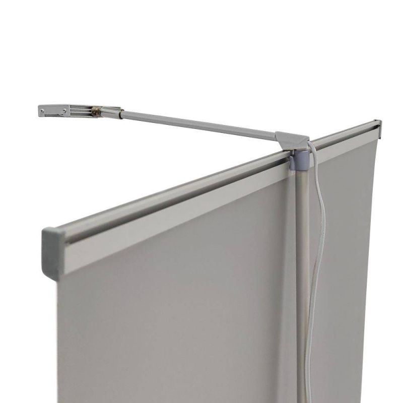 Rollbanner LED-Strahler Montage